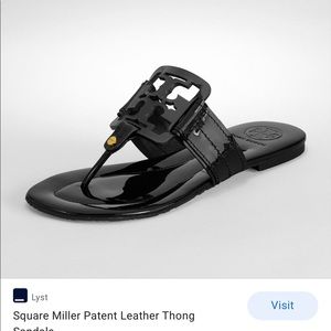 Tory Burch Miller sandals black